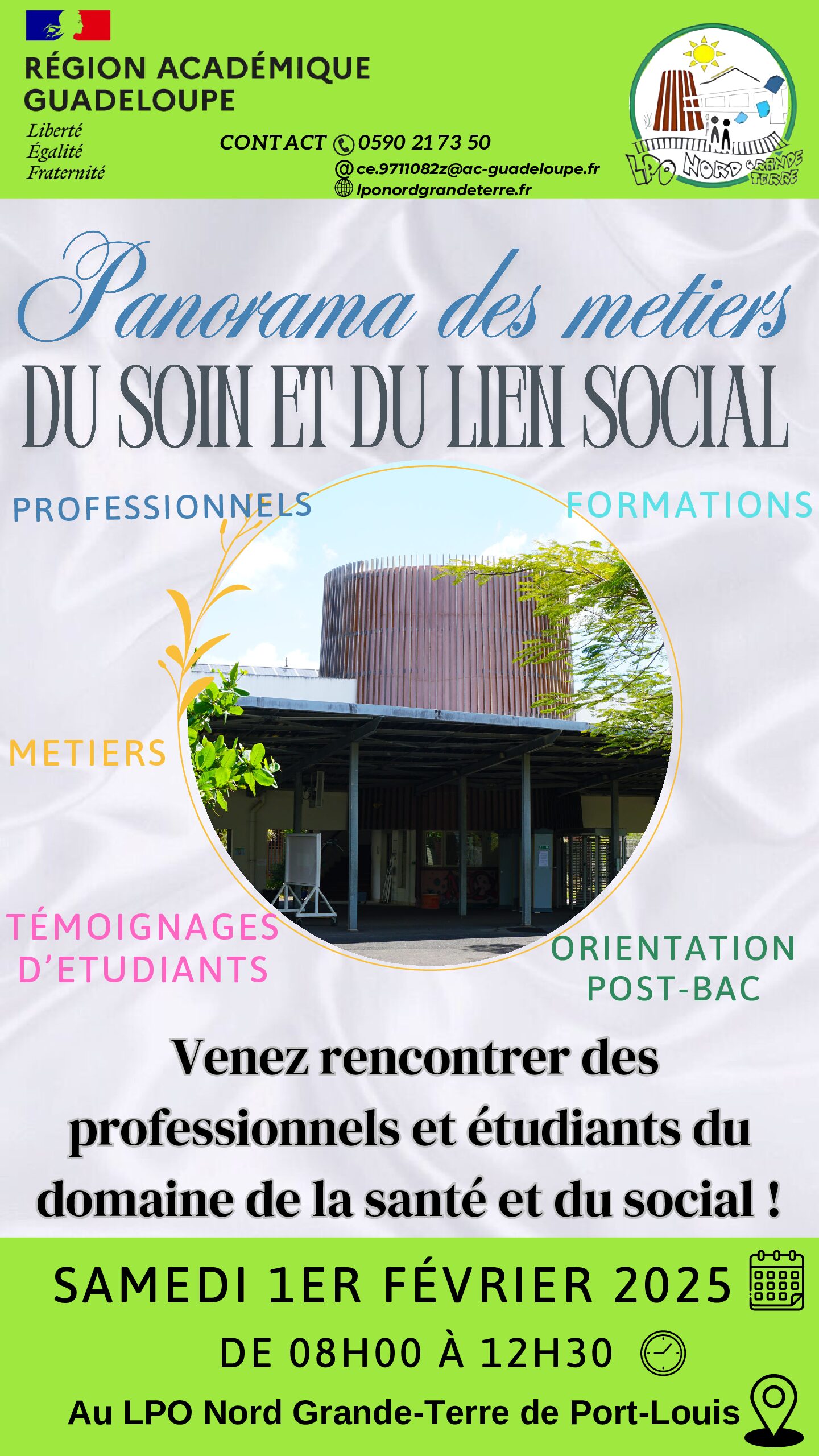 Panorama des métiers soin et lien