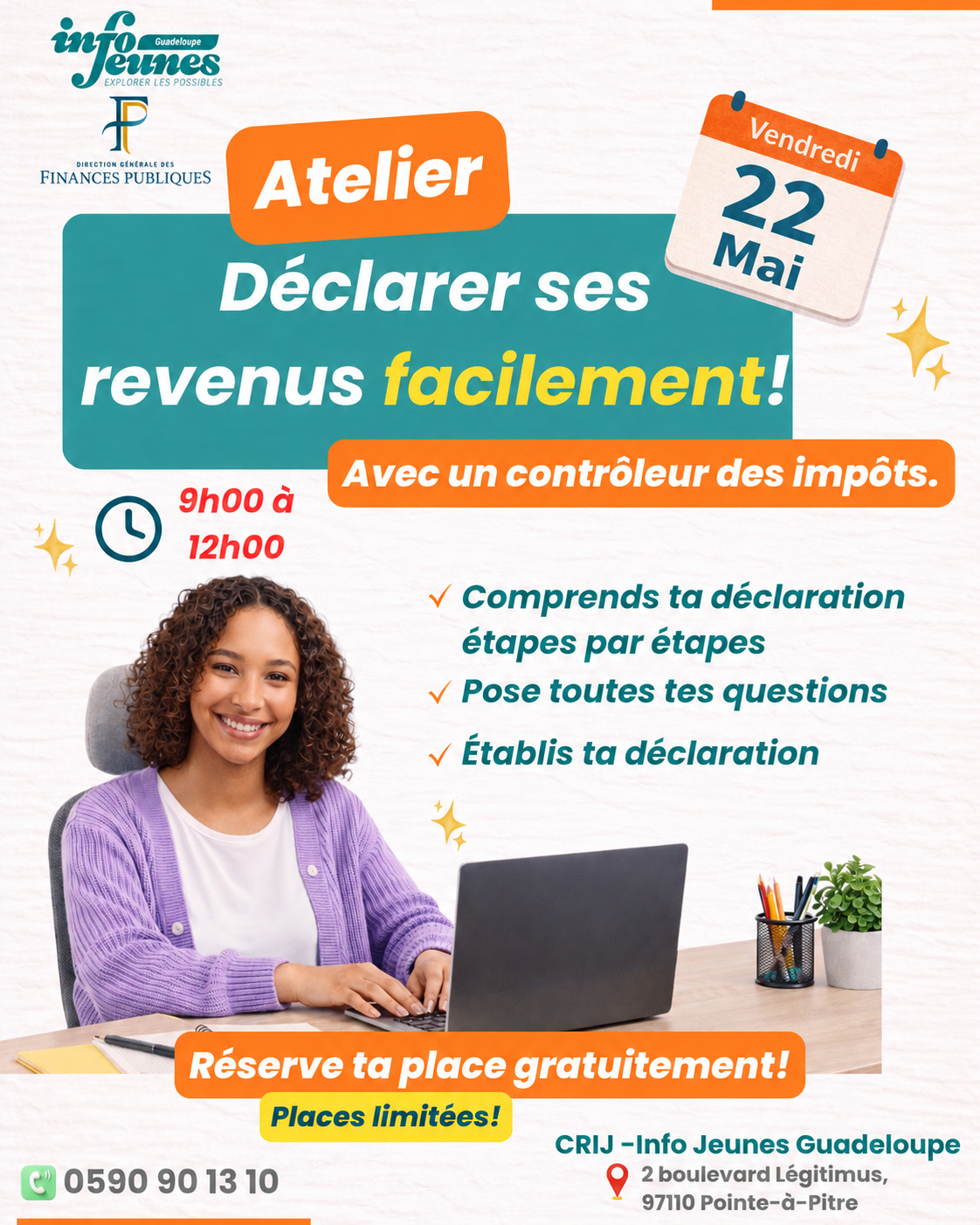 Atelier déclaration de revenus 22 mai 2026