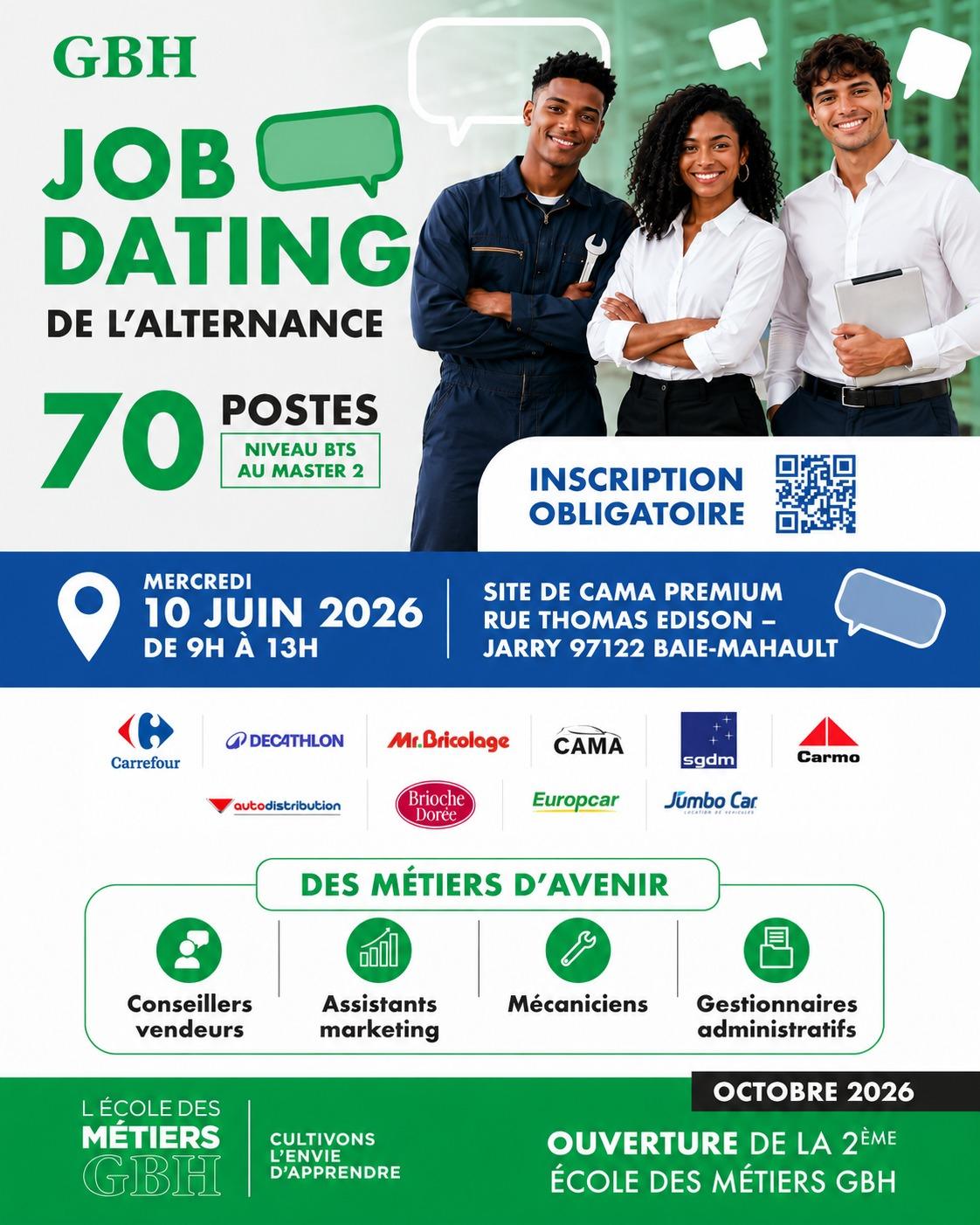 Job Dating métiers GBH