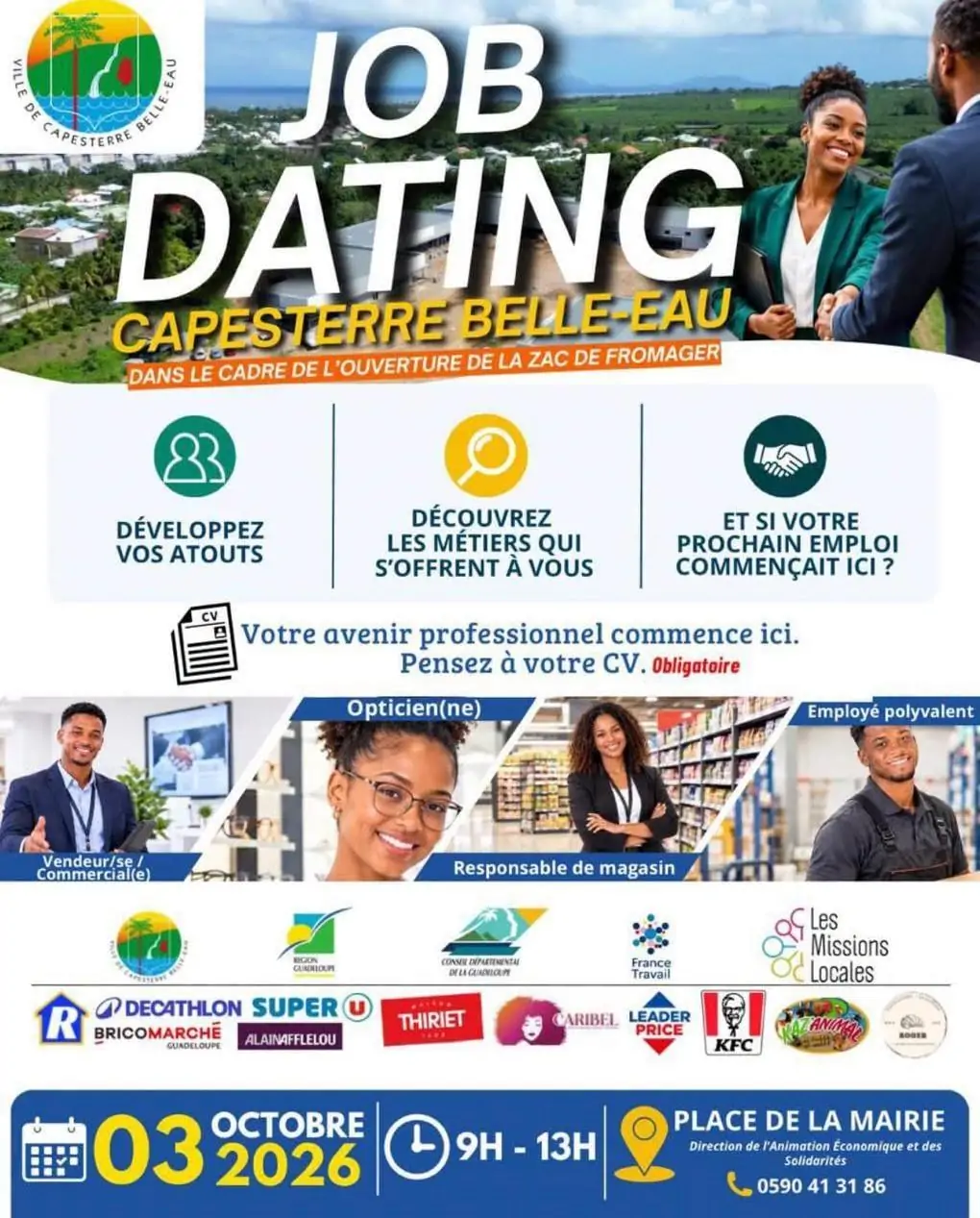 Job dating à Capesterre Belle Eau