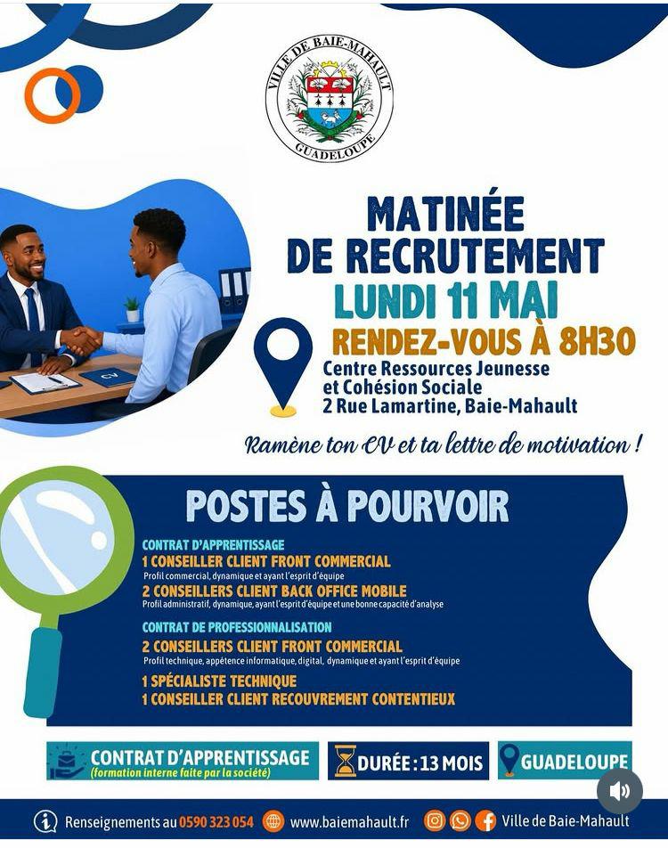 Matiné de recrutement 11 mai 2026