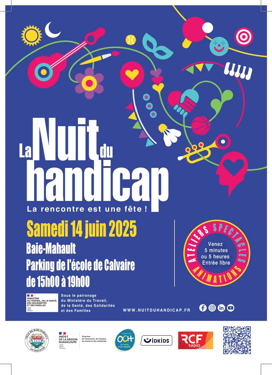 Nuit du Handicap 2025 Baie Mahault