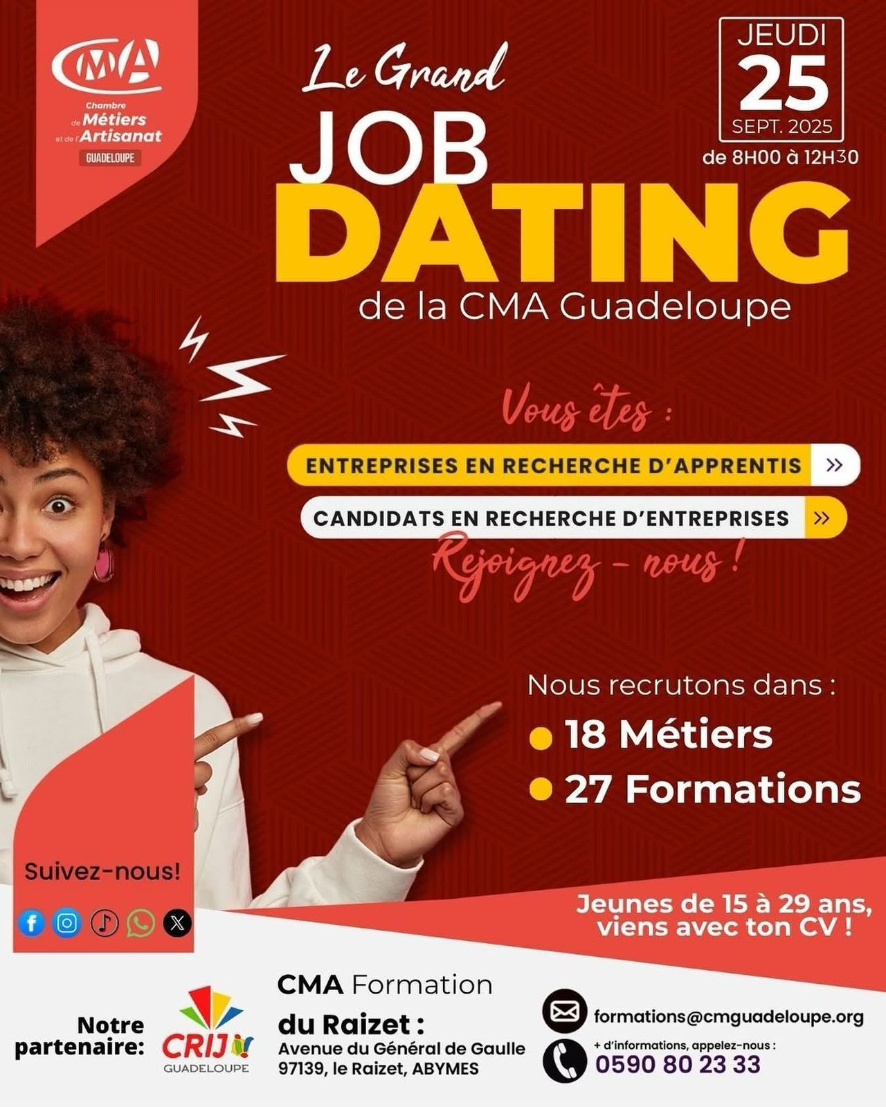 Grand JOB DATING du CMA